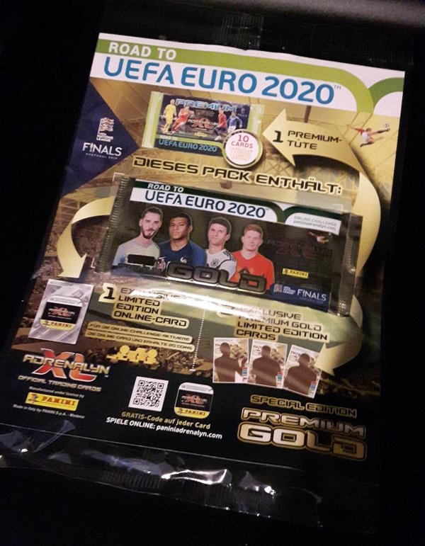 Panini Adrenalyn Road to Euro 2020 Special Edition Premium Gold
