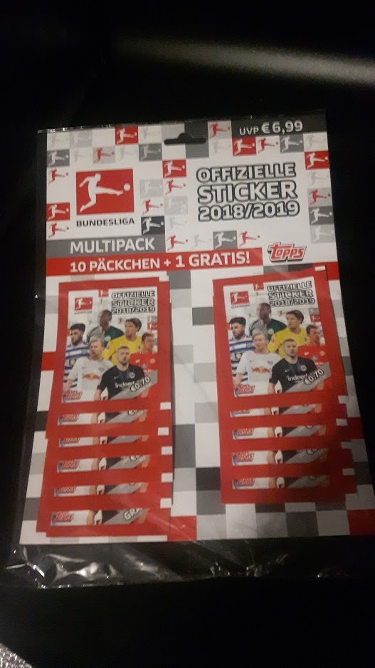 Topps Bundesliga 2018/2019 Sticker Multipack
