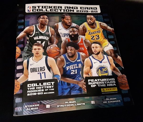 Panini NBA Stickers 2019/20 Box + Album