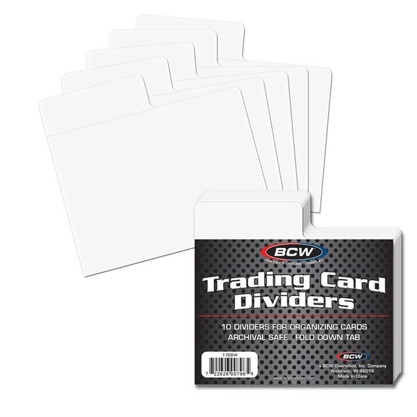 BCW Trenner (horizontal) für Trading Cards (10 Stück)