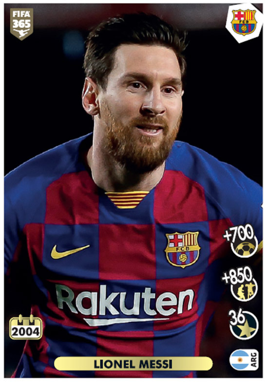 Panini FIFA 365 2021 Sticker Display
