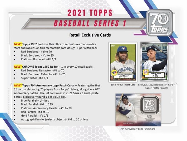 Topps MLB 2021 Series 1 Hobby Box