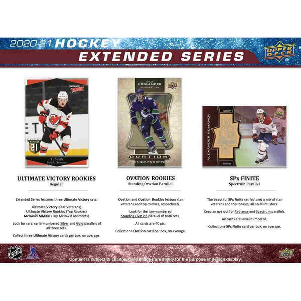 Upper Deck Extended Series NHL 2020/21 Blaster Box