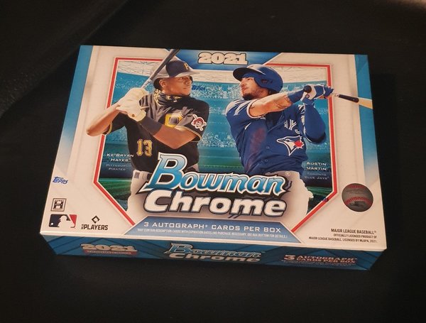 Bowman Chrome MLB 2021 HTA Choice Box