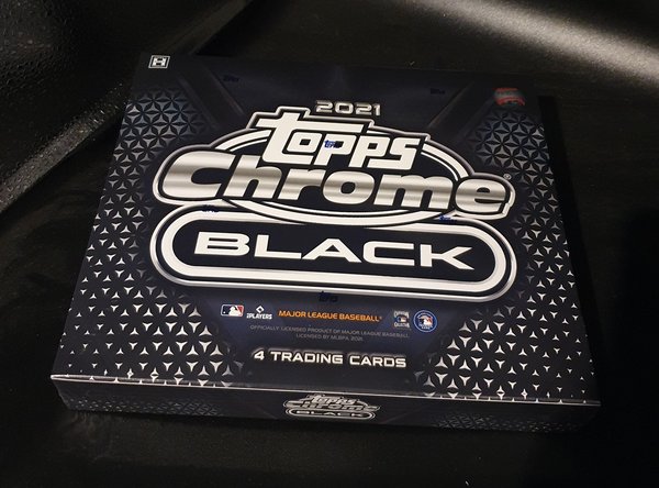 Topps Chrome Black MLB 2021 Hobby Box