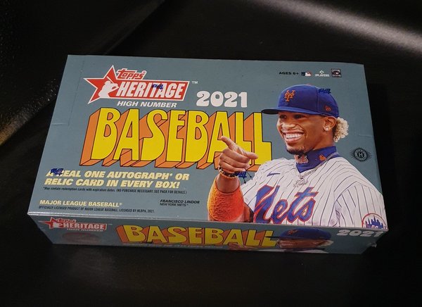 Topps Heritage High Number MLB 2021 Hobby Box