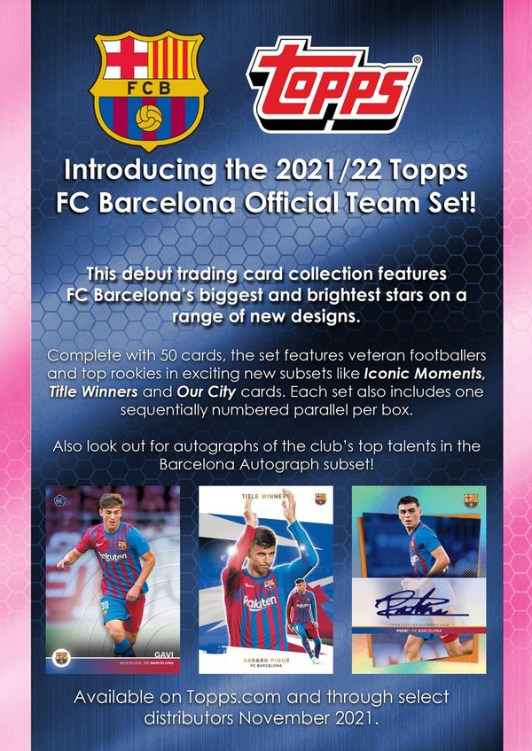 Topps FC Barcelona Team Set 2021 Box Set