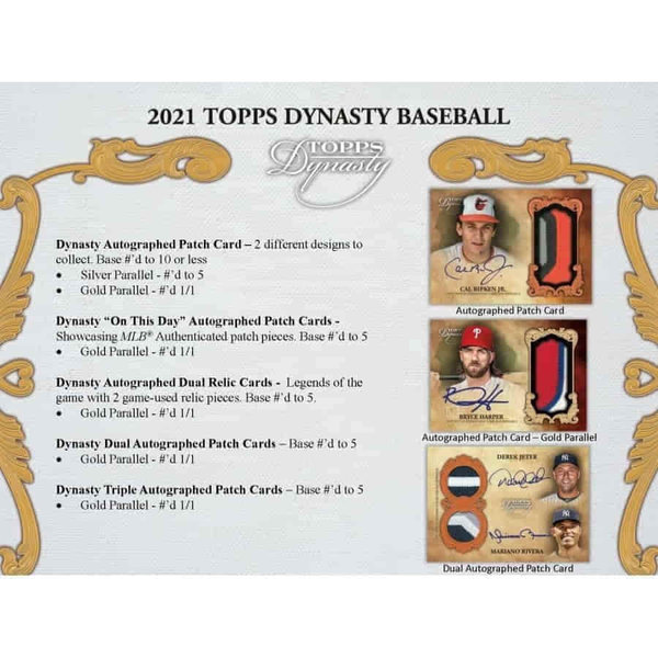 Topps Dynasty MLB 2021 Hobby Box