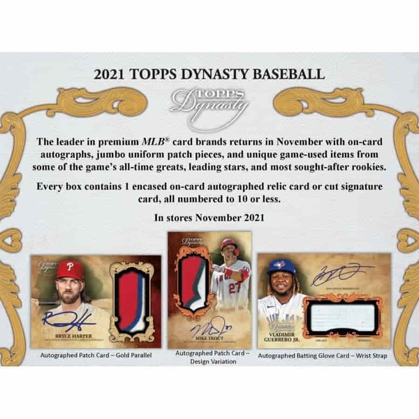 Topps Dynasty MLB 2021 Hobby Box