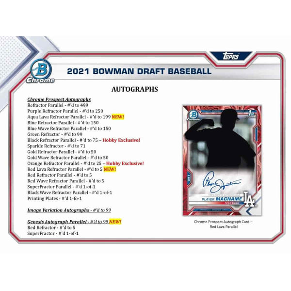 Bowman Draft MLB 2021 Hobby Jumbo Box