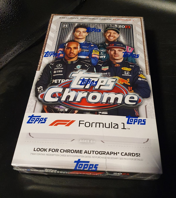 Topps Chrome Formula 1 2021 Hobby Box