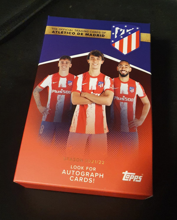 Topps Atletico Madrid Team Set 2021/22 Hobby Box