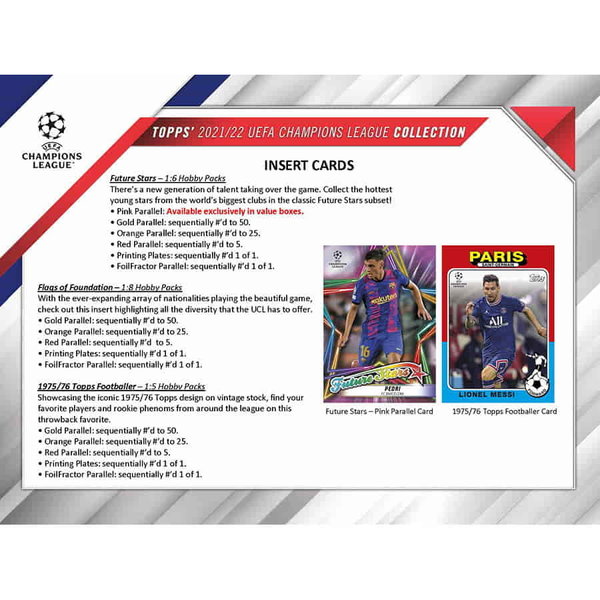 Topps UEFA Champions League 2021/22 Hobby Box