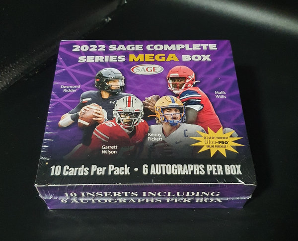 Sage Complete Series Football 2022 Mega Box