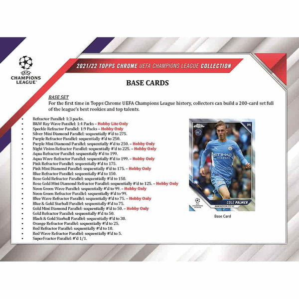 Topps Chrome UEFA 2021/22 Hobby Box