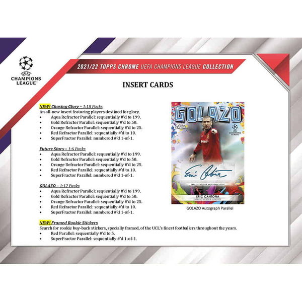 Topps Chrome UEFA 2021/22 Hobby Box