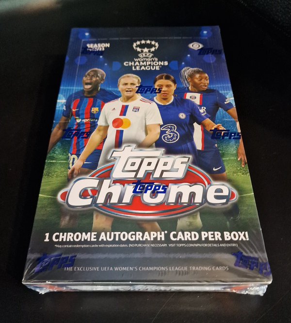 Topps Chrome UEFA Women´s Champions League 2022/23 Hobby Box