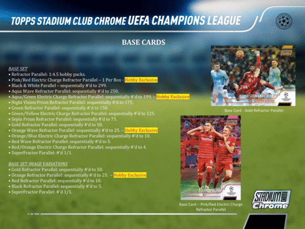 Topps Stadium Club Chrome UEFA 2021/22 Hobby Box