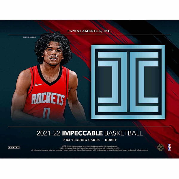 Panini Impeccable NBA 2021/22 Hobby Box