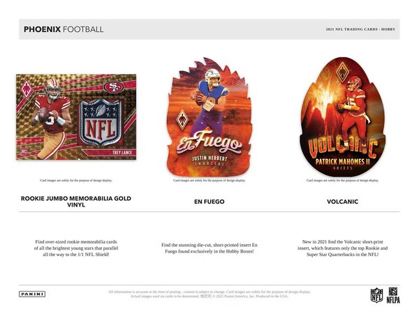 Panini Phoenix NFL 2021 Hobby Box