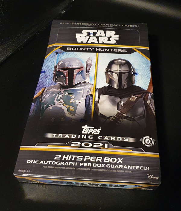 Topps Star Wars Bounty Hunter 2021 Hobby Box  --> 2 MAX PER KUNDE