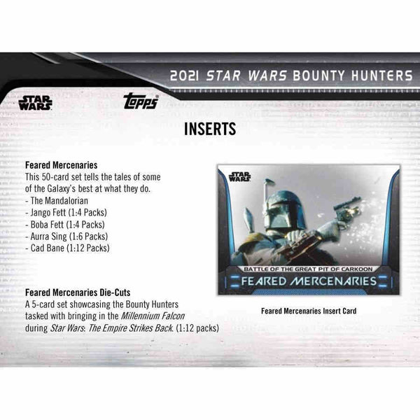 Topps Star Wars Bounty Hunter 2021 Hobby Box  --> 2 MAX PER KUNDE
