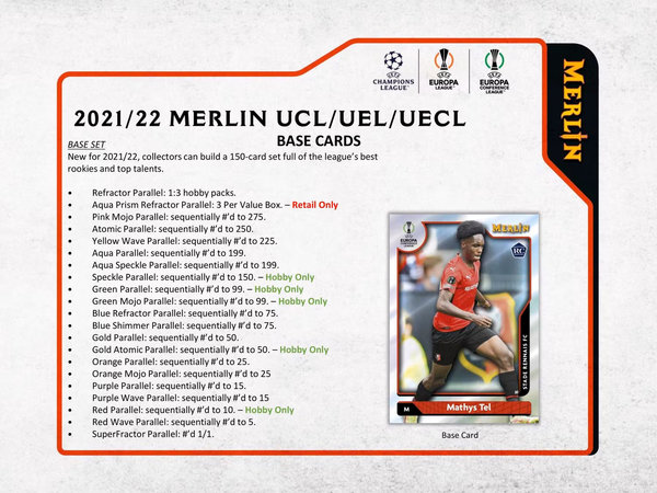 Topps Merlin UEFA 2021/22 Hobby Box