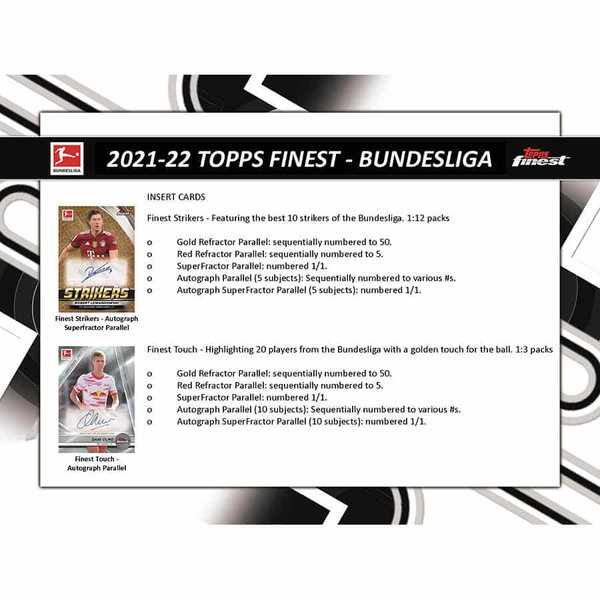 Topps Finest Bundesliga 2021/22 Hobby Box