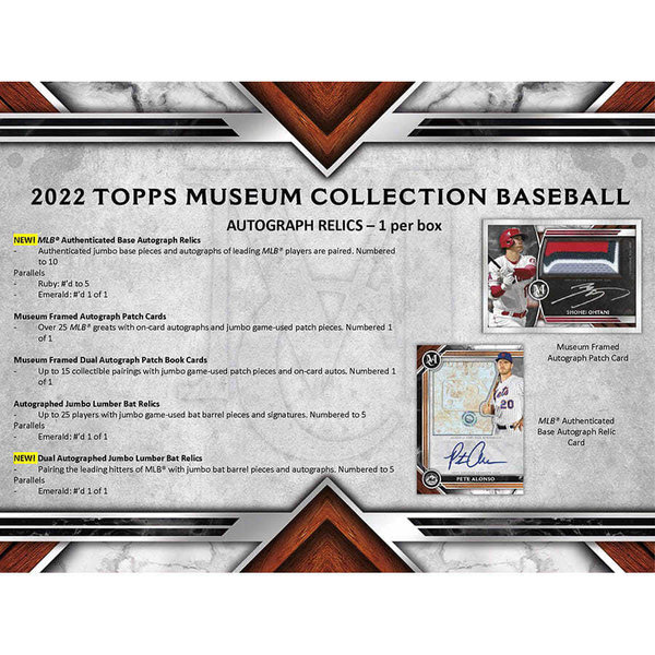 Topps Museum Collection MLB 2022 Hobby Box (14./15.9.)