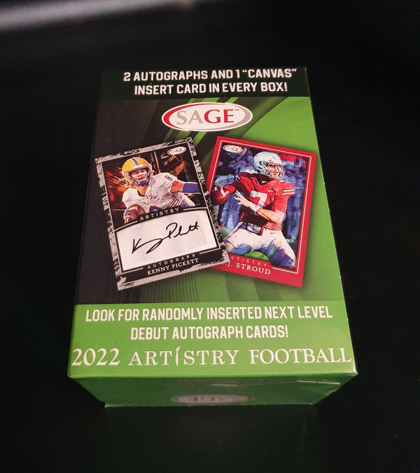 Sage Artistry Football 2022 Blaster Box