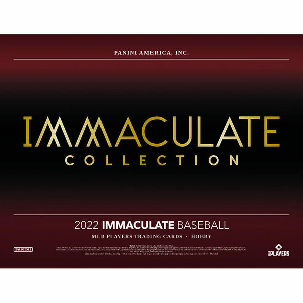 Panini Immaculate MLB 2022 Hobby Box