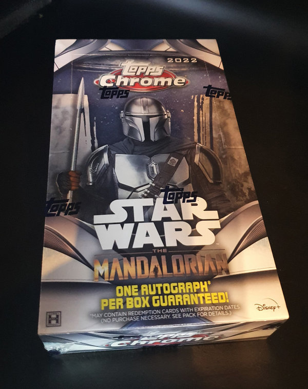 Topps Star Wars Chrome Mandalorian Beskar Edition 2022 Hobby Box