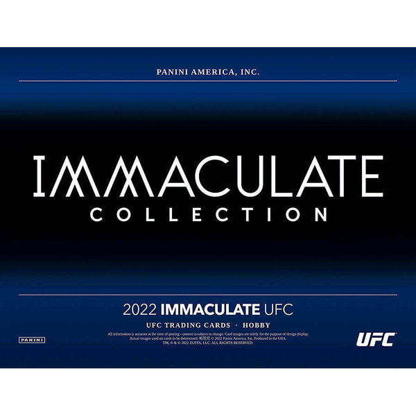 Panini Immaculate Collection UFC 2022 Hobby
