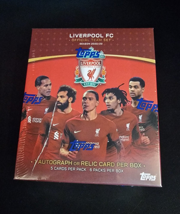 Topps FC Liverpool Team Set 2022/23 Hobby Box