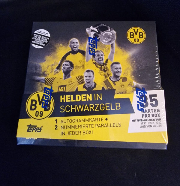 Topps Borussia Dortmund Helden Team Set 2022/23 Hobby Box