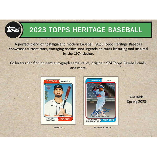 Topps Heritage MLB 2023 Blaster Box
